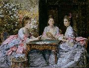 Sir John Everett Millais Hearts are Trumps oil painting on canvas